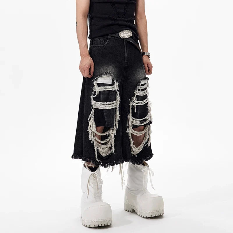 Vintage American Style Worn Out Jorts