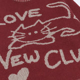 Cat's Cozy Club Sweater