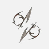 Spike Cyberpunk Irregular Shape Hoop Earrings