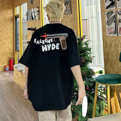 Y2k Funny Ghost Oversized T-shirt