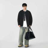 Chic Ribbed Knit Button Front Cardigan