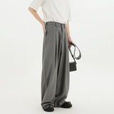 Oversized Black Wide Leg Dress Pants