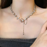 Model wearing the Charming Pendant Necklace