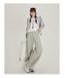 High Waist Elastic Wide Leg Sweatpants