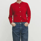 Women's Red Knitted Sweater