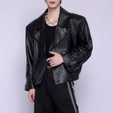 Long-lasting American Style Pu Leather Jacket