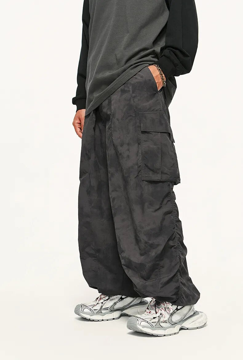 Vintage Distressed Baggy Cargo Pants