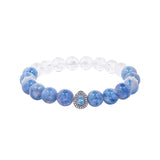 Exquisite Crystal Blue Bead Bracelet