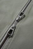 Sleeveless Zip-Up Vest