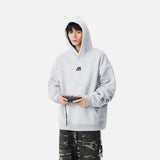 Warm Embroidered Hip Hop Logo Hoodie