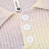 Buttons Gradient Stitches Sweater