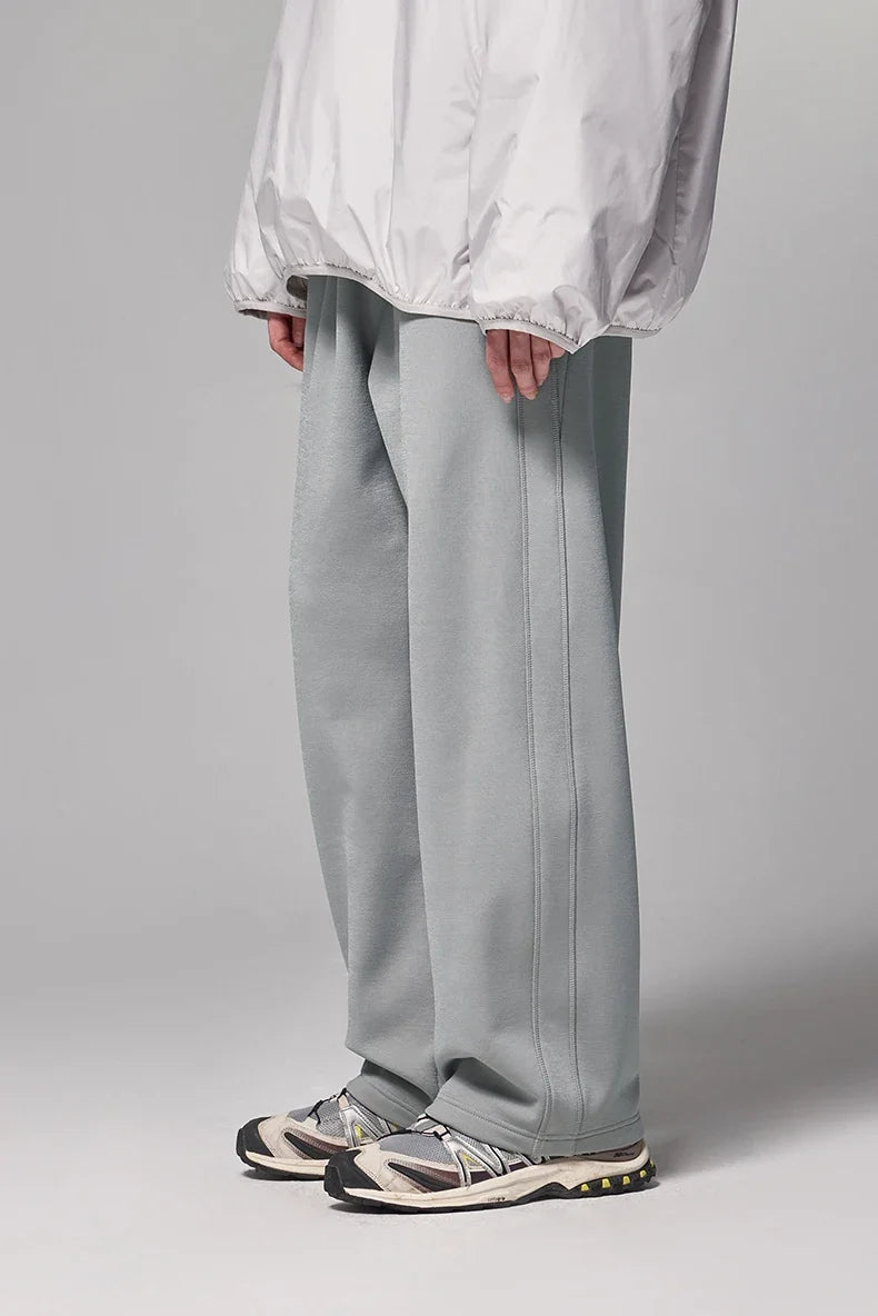 Model wearing the gray Urban Comfort Sweatpants 