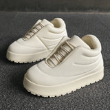 Solid Color High- Campus Casual Sneaker