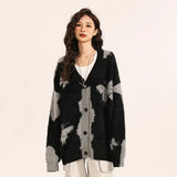 Women Cool Retro Loose Knitted Cardigan