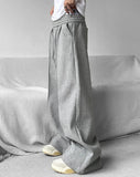 Y2K Versatile Classic Solid Wide Leg Jogger