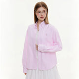 Luxury Striped Fitted Long Sleeve Shirt