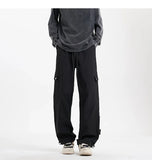 Durable Y2K Elastic Waist Casual Cargo Pants