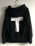 Gothic Lamb Wool Cross Skull Sweater