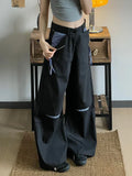 Casual Comfort Vintage Patchwork Wide Leg Pants