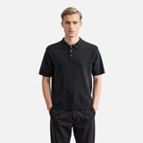 Summer American Style Striped Polo T-Shirt