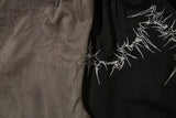 Y2K Embroidery Baggy Shorts
