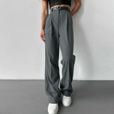 Elegant High Waisted Wide Leg Pants