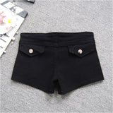 Buttoned Pocket Shorts