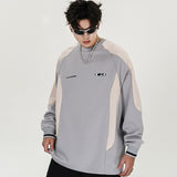 Retro Black Green Oversized Sweatshirt