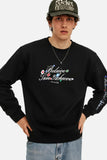 Soft Gem Print Crewneck Long Sleeve T-Shirt