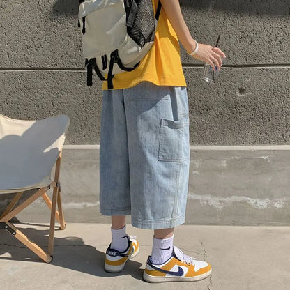 Women Streetwear Comfort Versatile Loose Fit Jorts