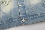 Embroidery Butterfly Denim Jacket