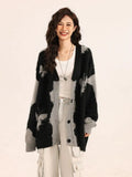 Women Cool Retro Loose Knitted Cardigan