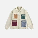 Trendy Cowboy Style Multi Pockets Denim Jacket