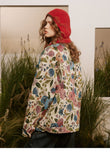 Vintage Flower Graphic Hip Hop Jacket