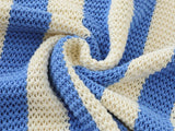 Long-lasting Retro Striped Knit Jumper Sweater