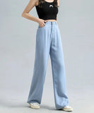 Fashionable Soft Wide Leg Baggy Denim Jeans