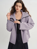 Womens Fashionable Plus Size Outdoor Windproof Jacket