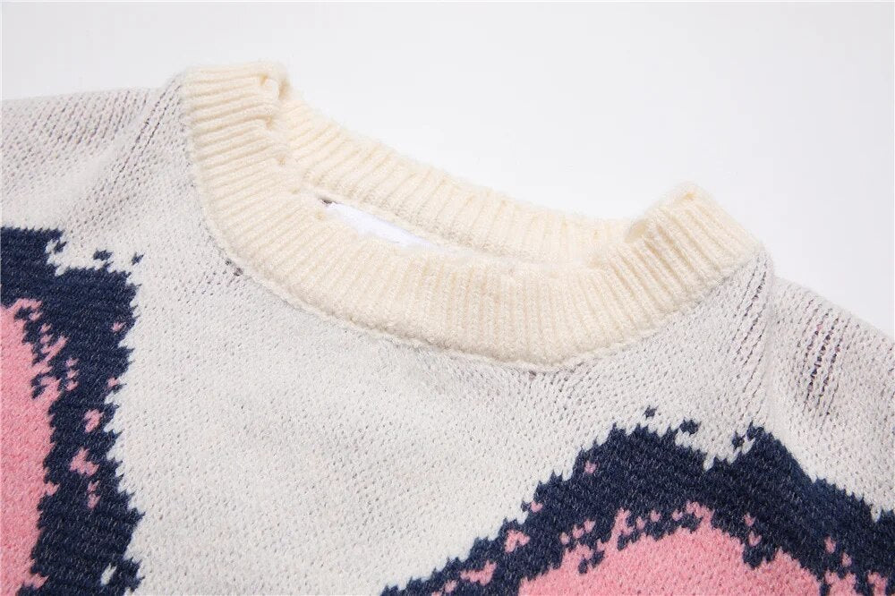 Oversized Melting Colors Sweater