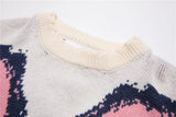 Oversized Melting Colors Sweater