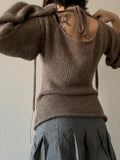 Bell Sleeve Knit Sweater