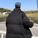 Warm Japanese Style Windproof Fleece Puffer Coat