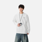 Minimalist Logo Detail Long Sleeve T-Shirt