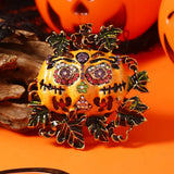 Cute Witch Broom Flower Brooch Pin