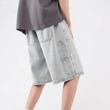 Baggy High Blue Denim Jorts