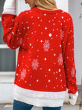 Christmas Reindeer Print Sweater
