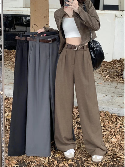 Versatile Loose Drapey High Waist Pants