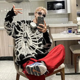 Spider Lazy Style Knitted Sweater