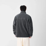 Y2K Lightweight Casual Fleece Zip-Up Jacket