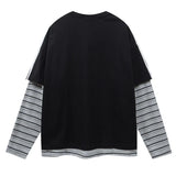 Colorful Patchwork Casual Loose Fit T-Shirt
