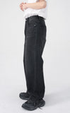 Black Wide-leg Vintage Jeans